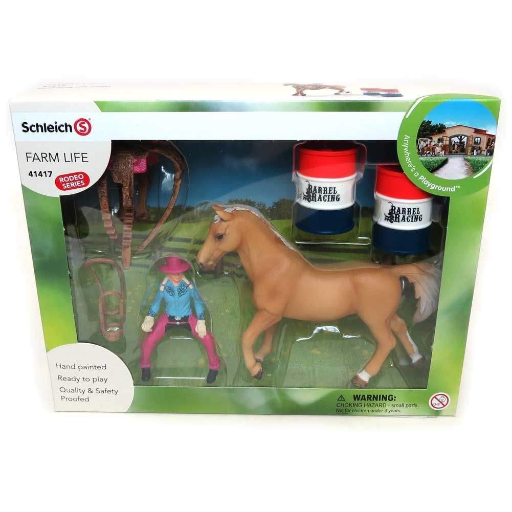 Женщина-ковбой с лошадью и аксессуарами, schleich 41417 41417 купить по  низкой цене в интернет-магазине МаМаМа.РФ